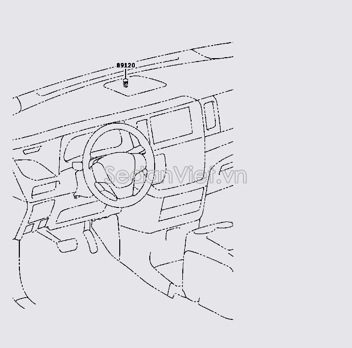 Cảm biến ánh sáng ngoài trời Toyota Camry 2007-2008