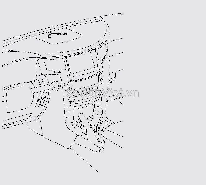Cảm biến ánh sáng ngoài trời Toyota Camry 2007-2008