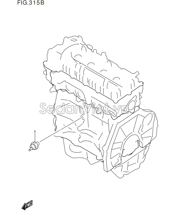 Cảm biến áp suất dầu động cơ Suzuki Celerio 2017