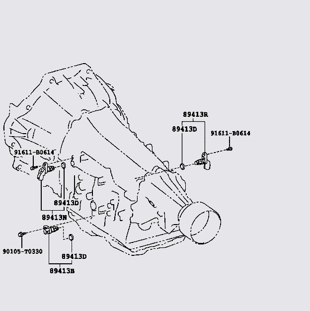 Cảm biến đầu vào hộp số tự động Toyota innova 2017