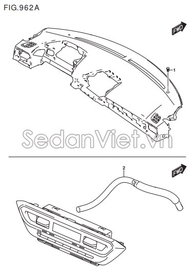 Cảm biến nhiệt độ ngoài trời Suzuki Ertiga 2018