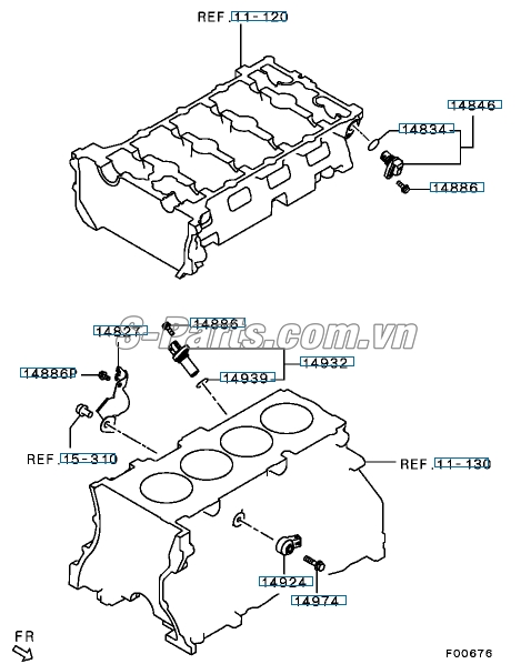 Cảm biến vị trí trục cam Mitsubishi Outlander 2017