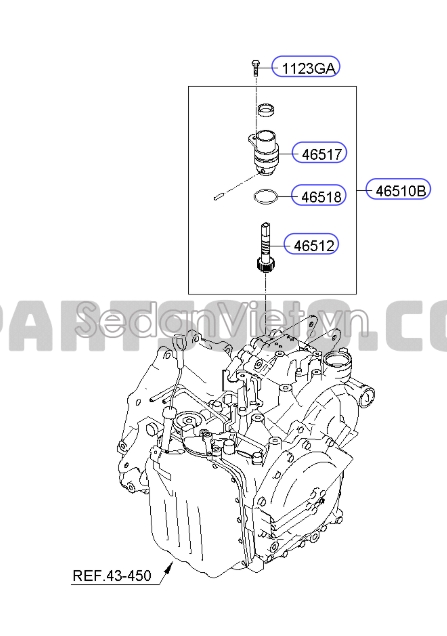 Sâu công tơ mét Hyundai Santafe 2010-2012