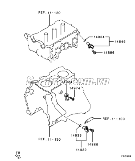 Cảm biến trục cam Mitsubishi Triton 2010-2013
