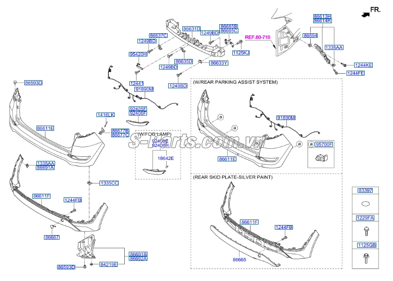 Chắn bùn cản Hyundai Tucson 2015