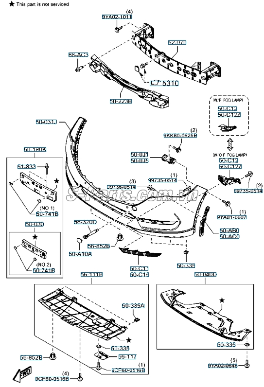 Cản trước Mazda CX-5 2018
