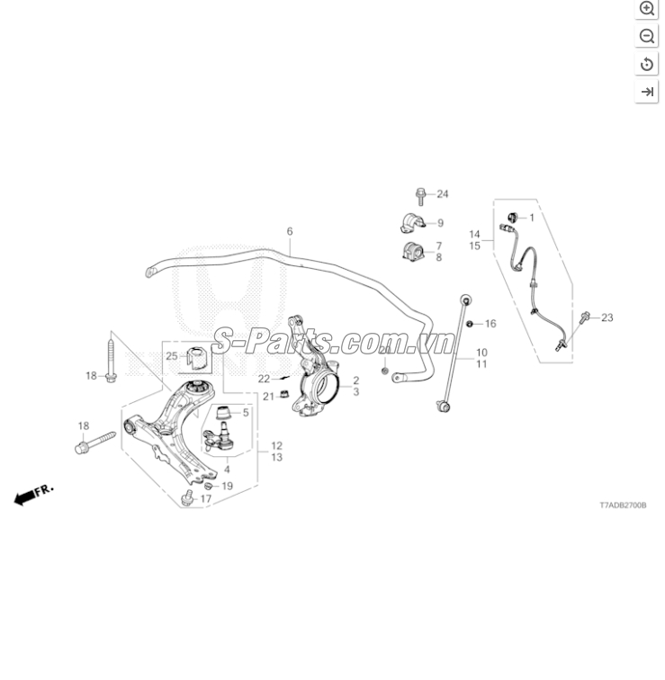 Rotuyn trụ đứng Honda CR-V 2013-2014