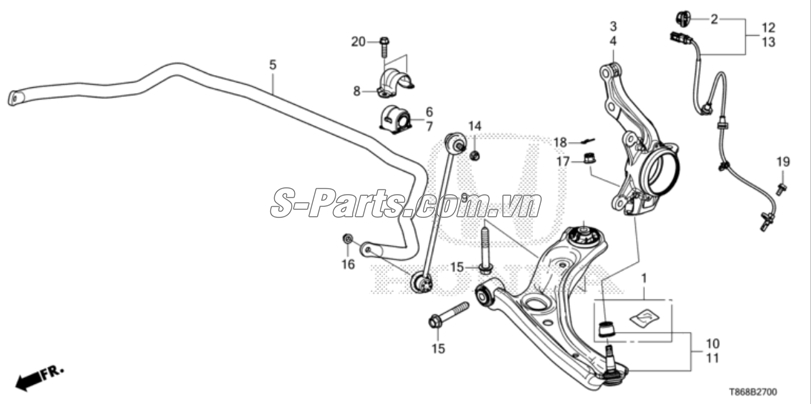 Ốp su ốp cân bằng Honda City 2017-2020