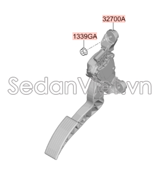 Chân ga điện Hyundai i10 Grand 2014-2016