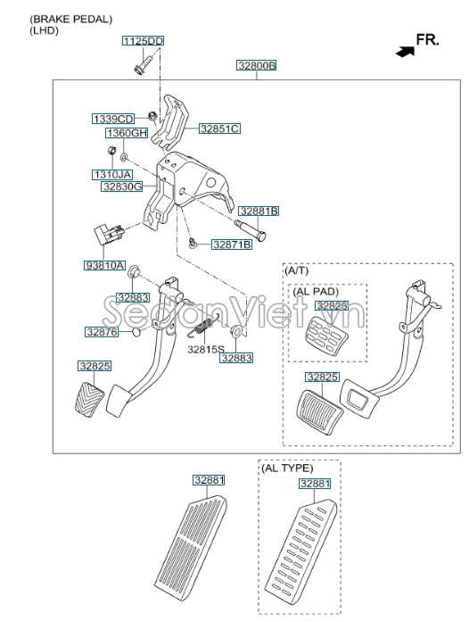 Công tắc chân phanh KIA Optima 2011-2013