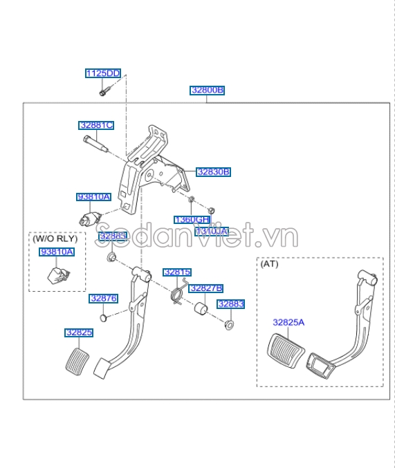Công tắc chân phanh KIA Optima 2011-2013