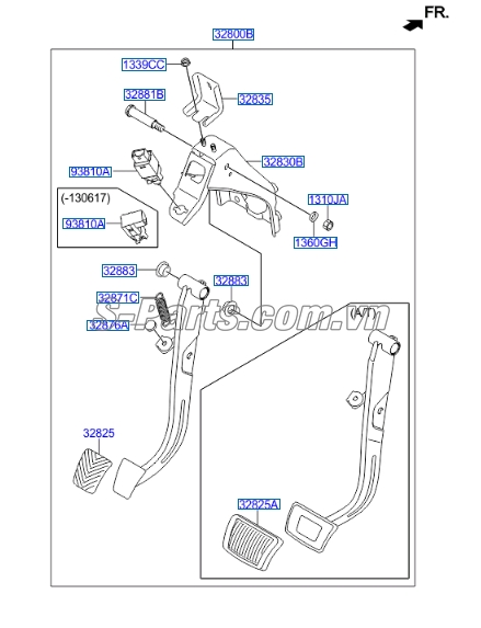 Công tắc chân phanh Hyundai Sonata 2014
