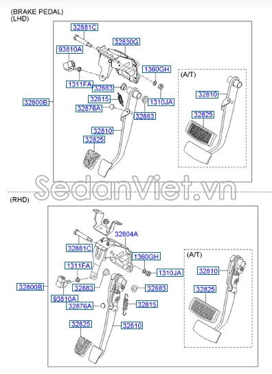 Công tắc đèn phanh Hyundai i30 CW 2008-2011