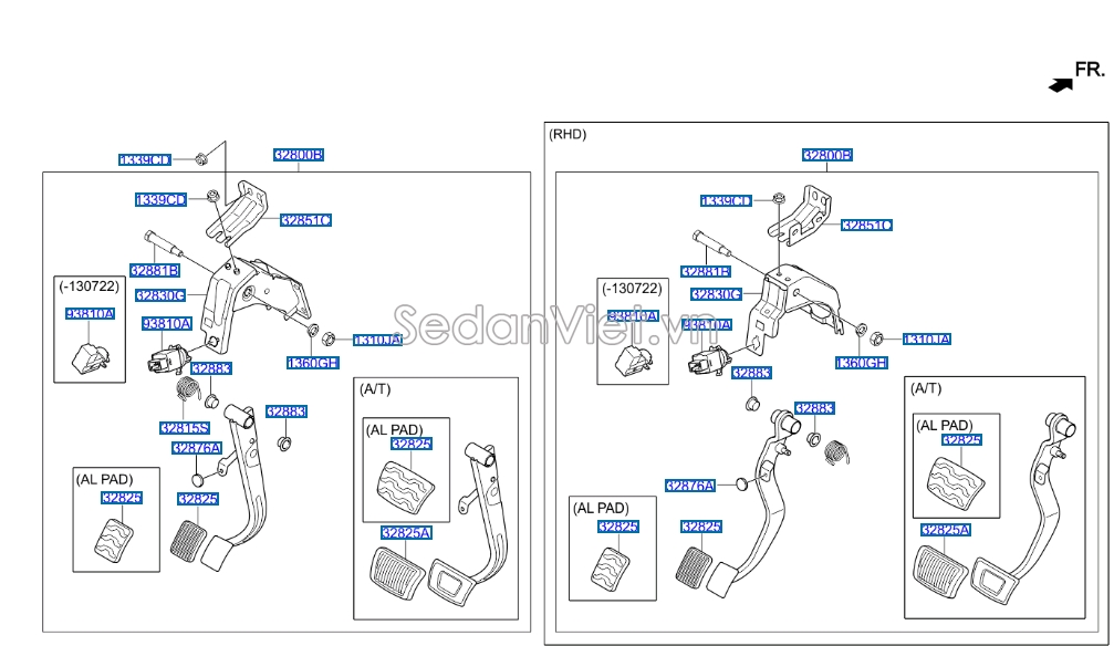 Công tắc chân phanh KIA Optima 2011-2013