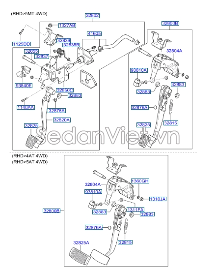 Công tắc đèn phanh Hyundai i30 CW 2008-2011