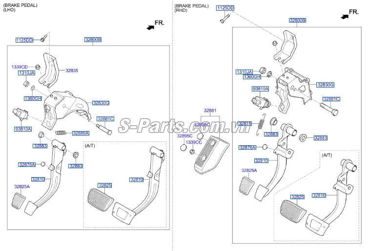 Công tắc chân phanh Hyundai Sonata 2014