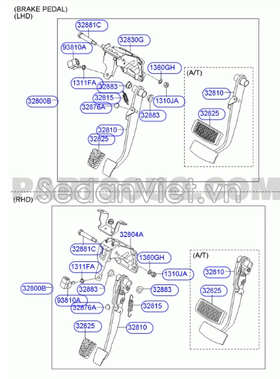Công tắc đèn phanh Hyundai i30 CW 2008-2011