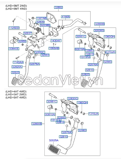 Công tắc đèn phanh Hyundai i30 CW 2008-2011