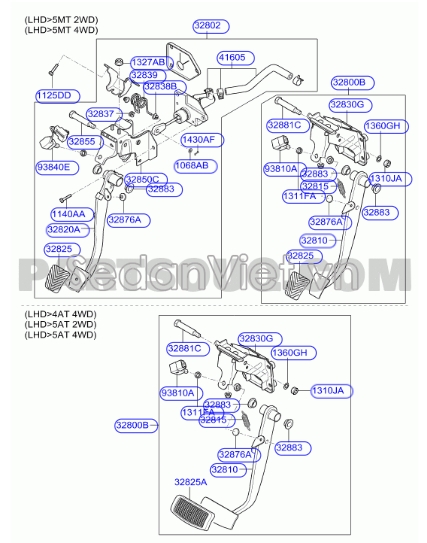 Công tắc đèn phanh Hyundai i30 CW 2008-2011