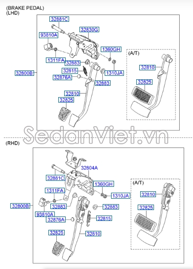 Công tắc đèn phanh Hyundai i30 CW 2008-2011