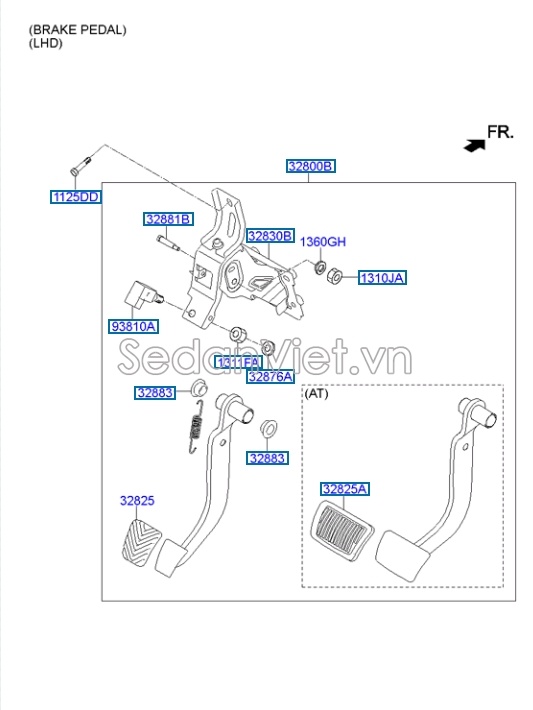 Công tắc đèn phanh Hyundai i30 CW 2008-2011