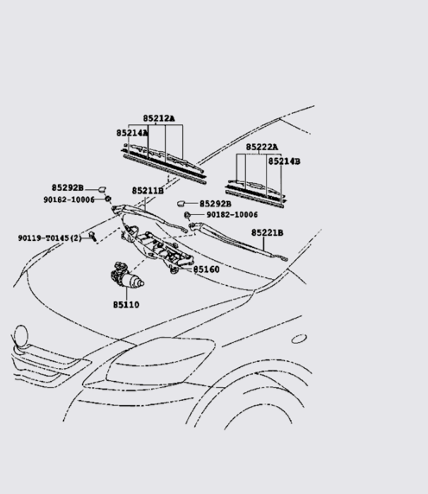 Lưỡi gạt mưa Toyota Vios 2014-2016
