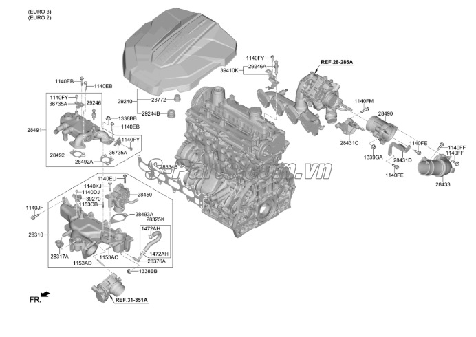 Cảm biến khí nạp KIA Carnival 2021-2024