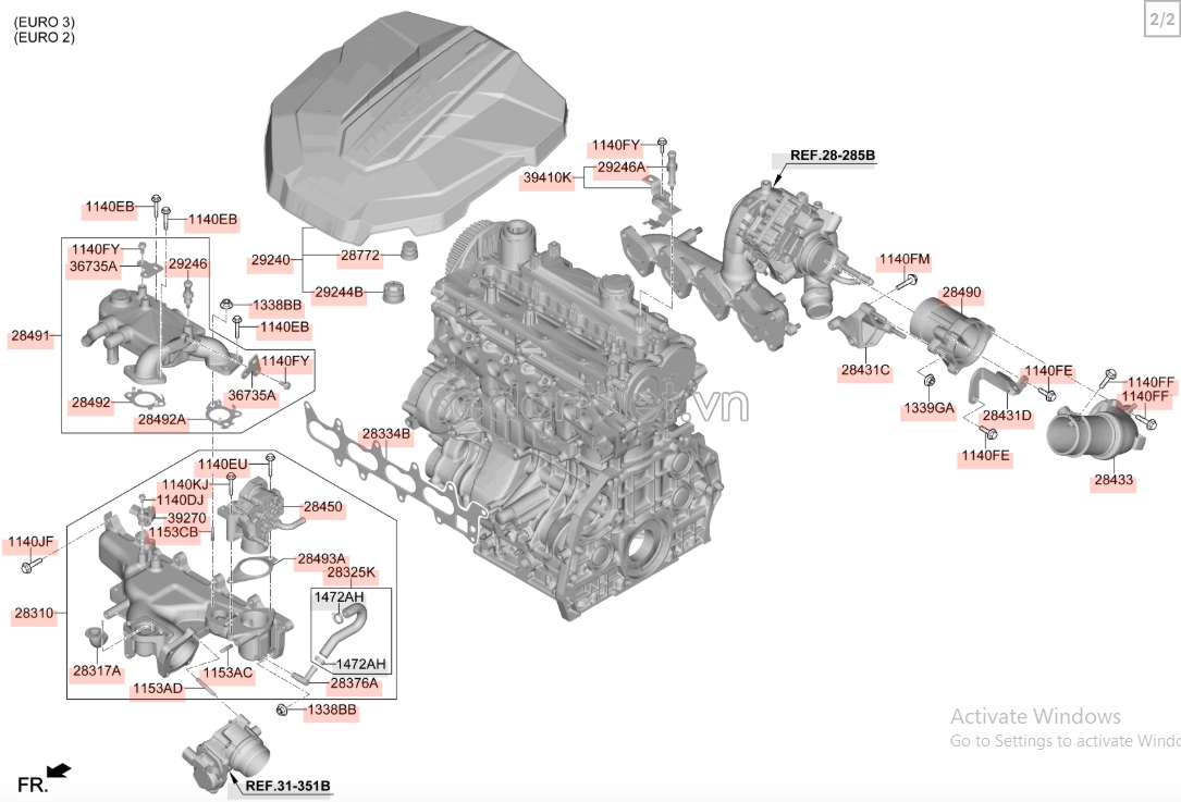 Cảm biến khí nạp KIA Carnival 2021-2024