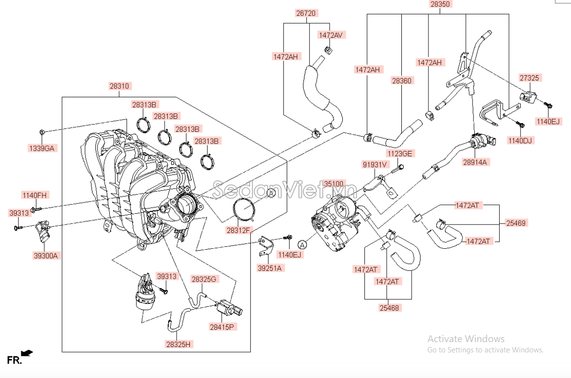 Cảm biến khí nạp Hyundai i20 2008-2011