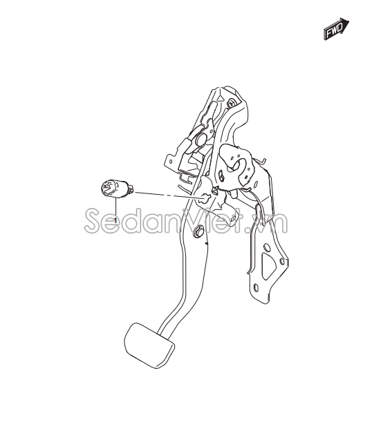 Công tắc đèn phanh Suzuki XL7 2020-2023