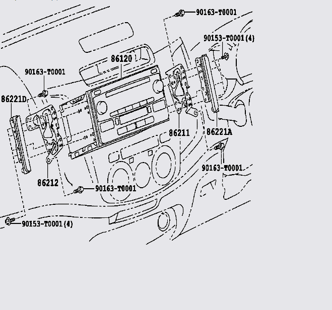 Đài Radio Toyota innova 2017-2020