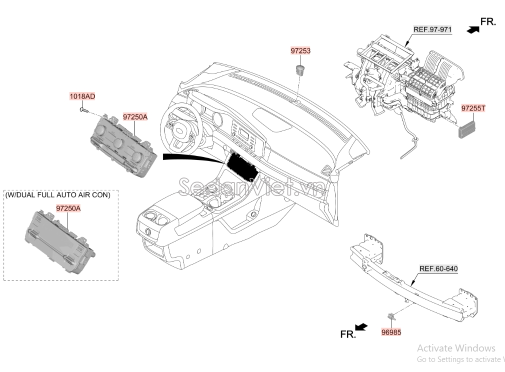 Cảm biến nhiệt độ ngoài trời Hyundai Accent 2011-2016