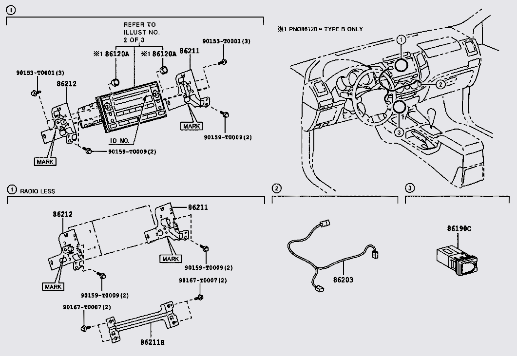 Núm chỉnh Đài Radio Toyota Innova 2012-2013