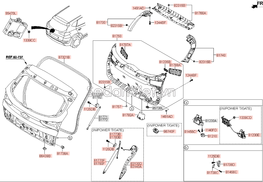 Ti chống cốp hậu Hyundai Tucson 2019