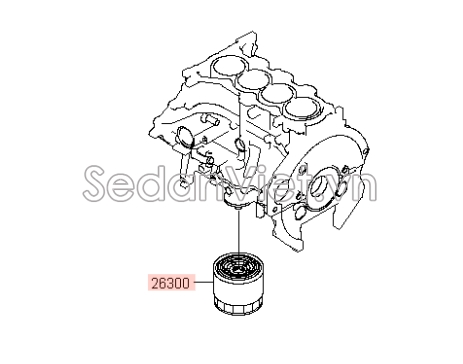 Lọc dầu KIA Sportage 2009-2010