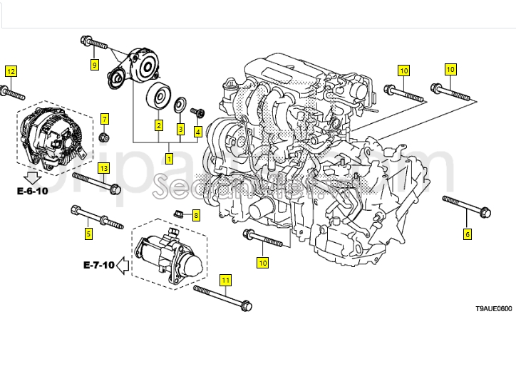 Cụm tăng tổng Honda City 2017