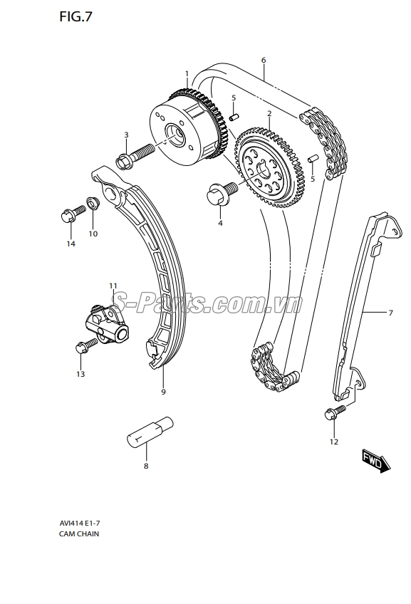 Búa tăng xích cam Suzuki Carry Pro 2019