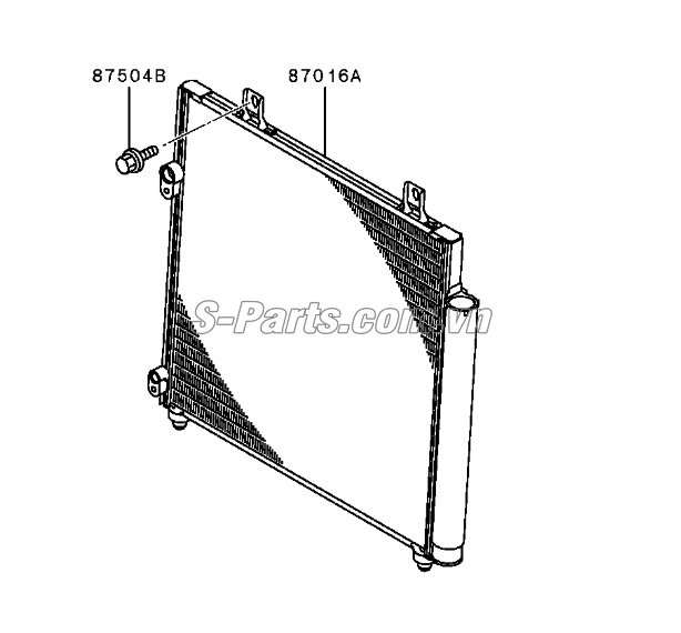 Giàn nóng Mitsubishi Attrage 2020