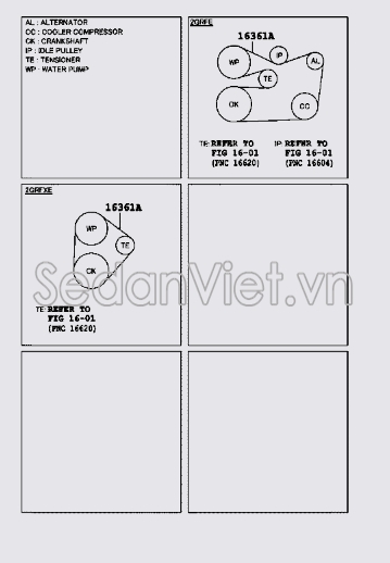 Dây curoa tổng 7PK1475 Toyota Hiace 2007-2012