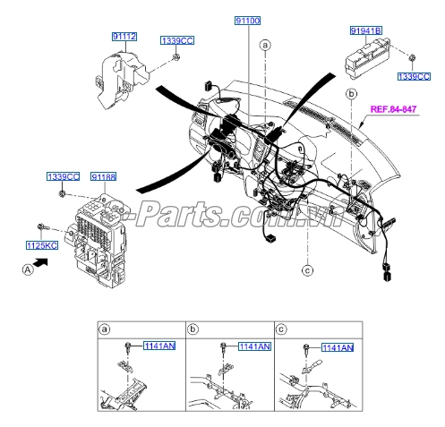 Hộp công tắc nối Hyundai i10 Grand 2014-2016