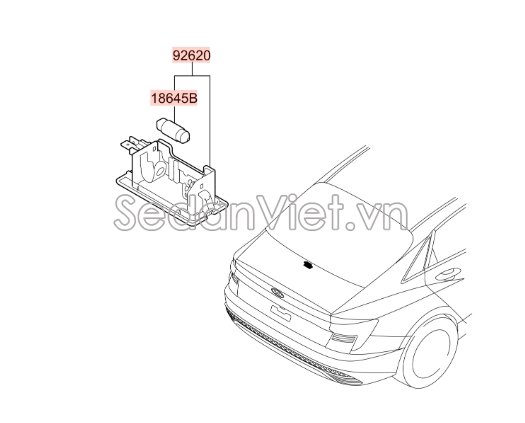 Đèn cốp hậu Hyundai Accent 2018-2020