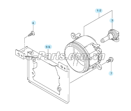 Bóng đèn 12V55W H11 Suzuki Vitara 2016-2018