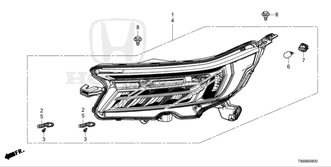 Bóng đèn 12v 21W Honda Accord 2016-2018