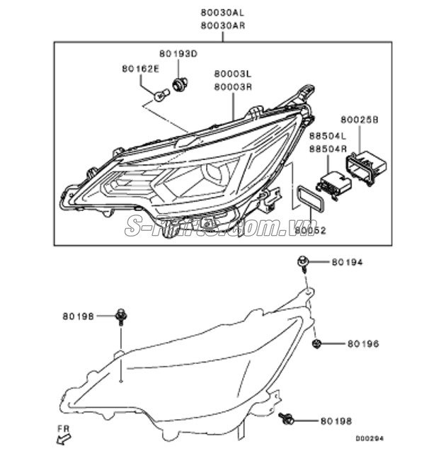 Đuôi đèn Mitsubishi Triton 2019-2021