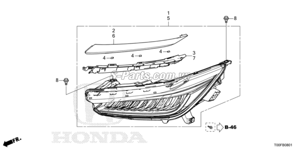 Đèn pha Honda City 2020-2022