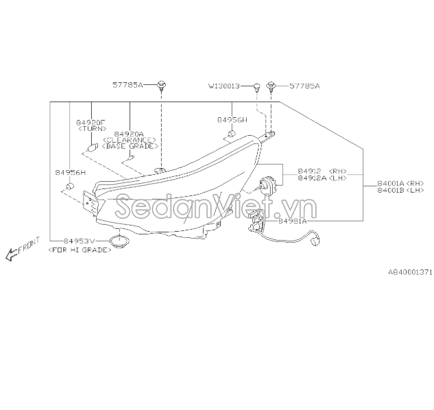 Bóng đèn Subaru Forester 2018-2021