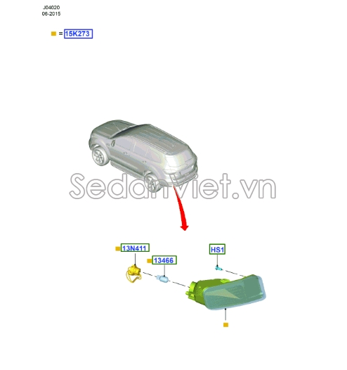 Đèn cản Ford Everest 2016