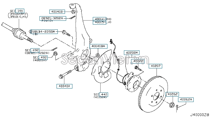 Bi moay ơ trước Nissan Navara NP300 2015