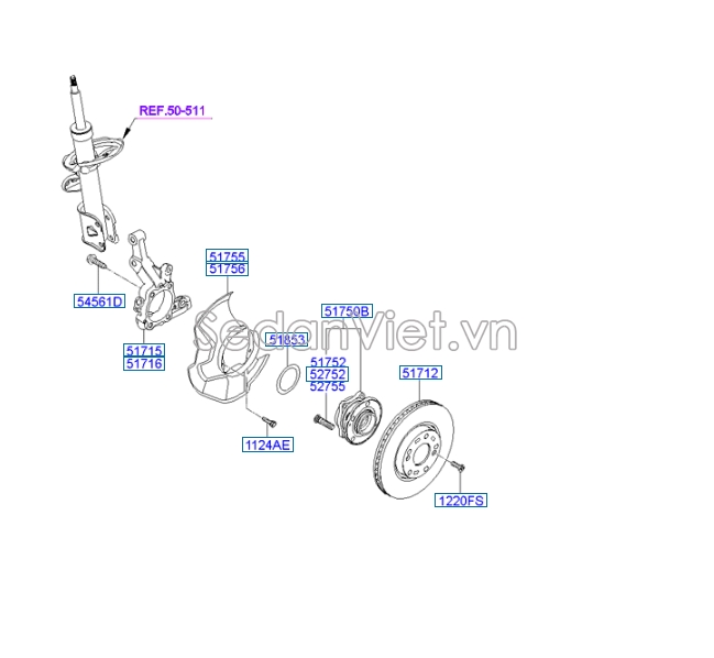 Bi moay ơ trước KIA Sorento 2009-2013