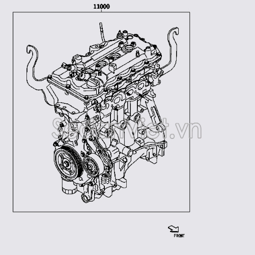 Động cơ tổng thành Toyota Veloz 2022-2025